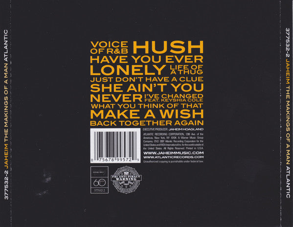 Jaheim : The Makings Of A Man (CD, Album)