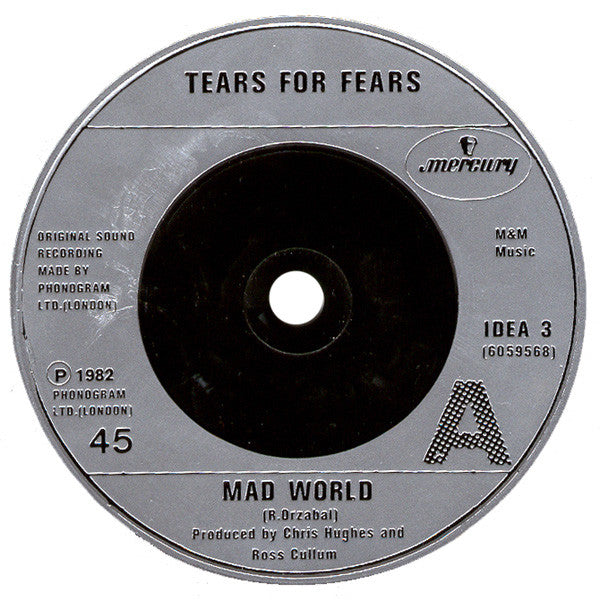Tears For Fears : Mad World (7", Single, Mat)