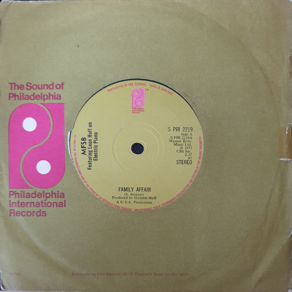 MFSB : Family Affair (7")