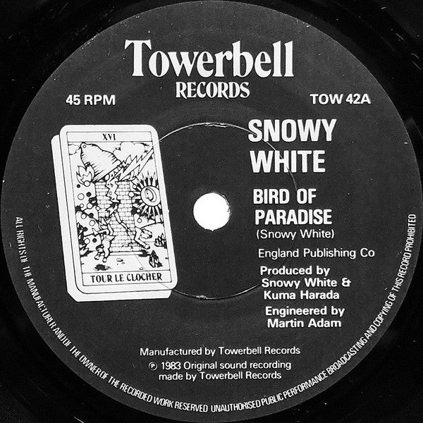 Snowy White : Bird Of Paradise (7", Single, Sol)