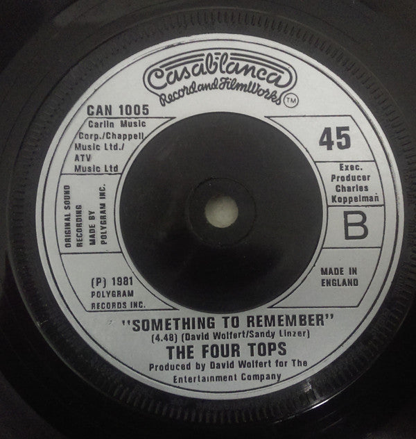 Four Tops : When She Was My Girl (7", Single)