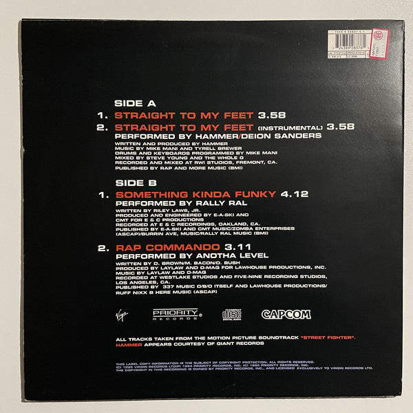 MC Hammer / Deion Sanders : Straight To My Feet (12")