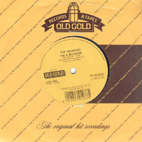 The Monkees : I'm A Believer / Monkees Theme (7")