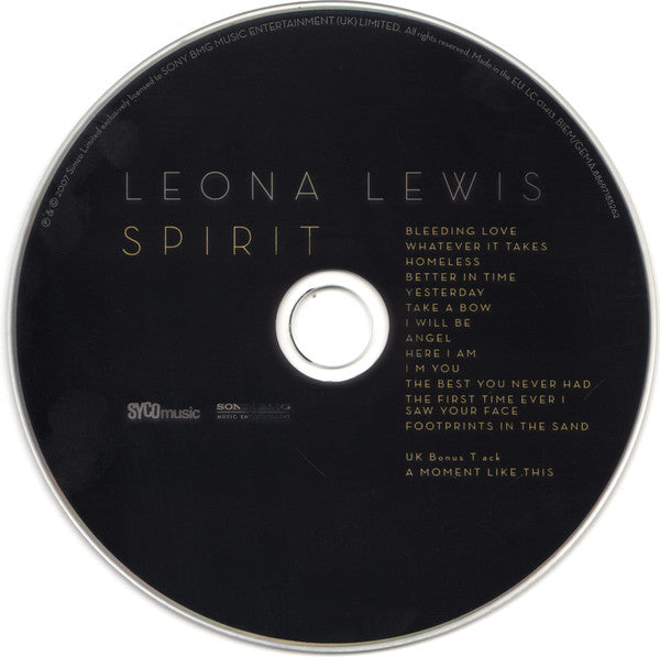 Leona Lewis : Spirit (CD, Album)
