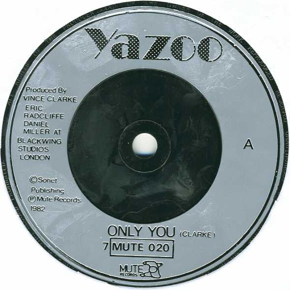 Yazoo : Only You (7", Single, Sil)