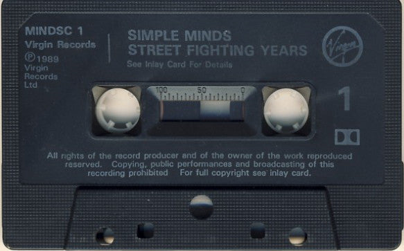 Simple Minds : Street Fighting Years (Cass, Album, Bla)