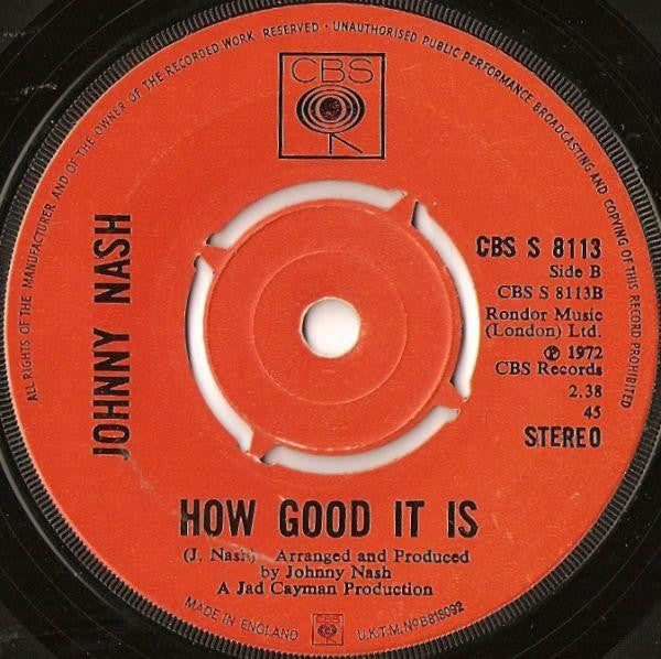 Johnny Nash : I Can See Clearly Now (7", Single, Pus)