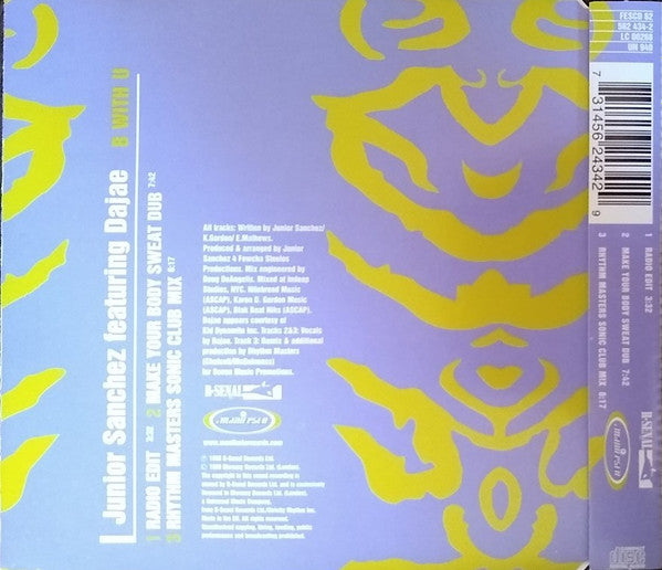 Junior Sanchez Featuring Dajaé : B With U (CD, Single)