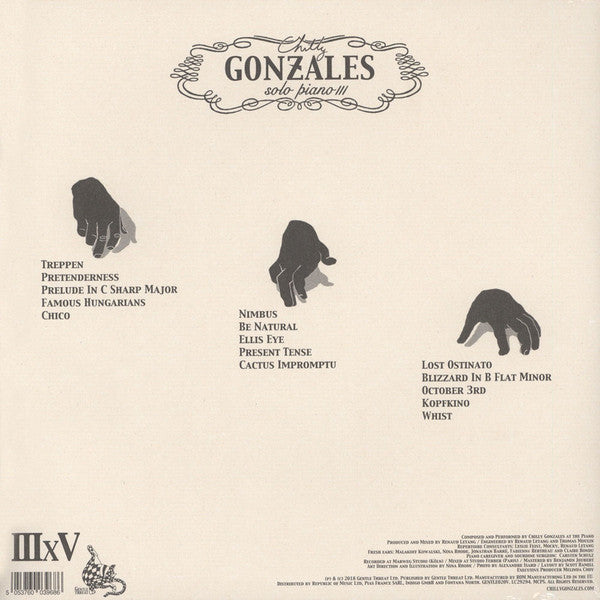 Chilly Gonzales : Solo Piano III (2xLP, Album, 180)