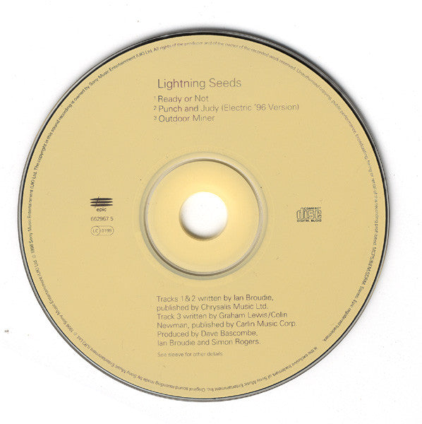 Lightning Seeds : Ready Or Not (CD, Single, CD2)
