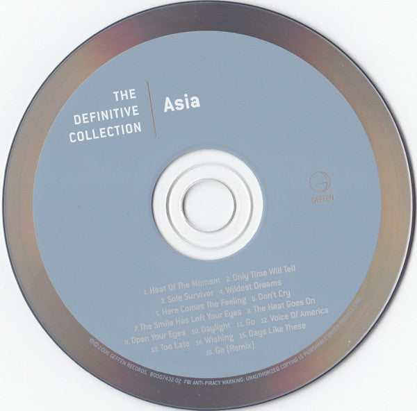 Asia (2) : The Definitive Collection (CD, Comp, RM)