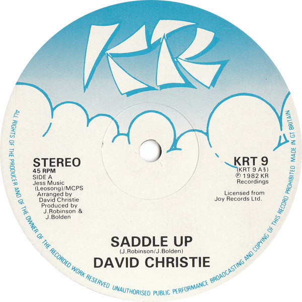 David Christie : Saddle Up (12")