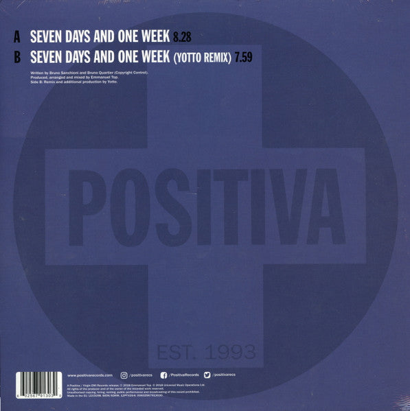 B.B.E. : Seven Days And One Week (12")