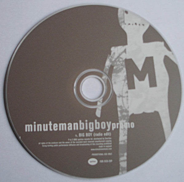 Minuteman (3) : Big Boy (CD, Single, Promo)