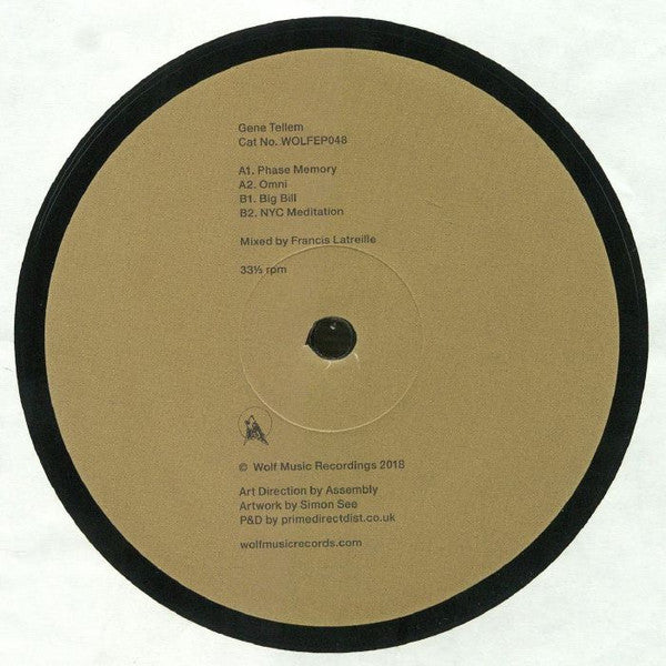 Gene Tellem : Untitled (12", EP)