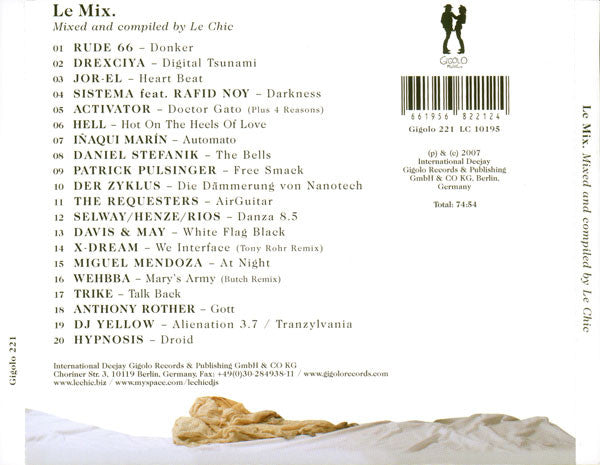 Le Chic : Le Mix (CD, Mixed)