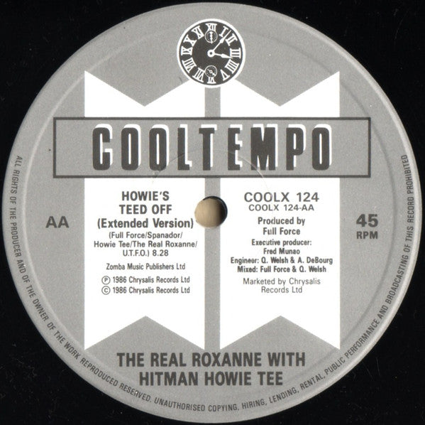 The Real Roxanne With Howie Tee : Bang Zoom! Let's Go Go! (12")