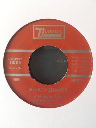 Blood Orange (2) : Christopher & 6th (7", Single)