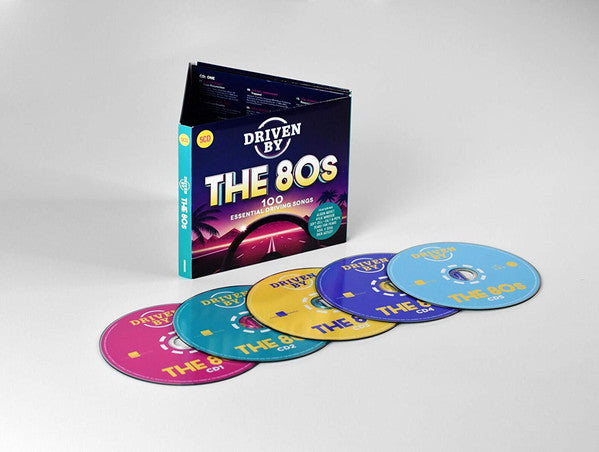 Various : Driven By The 80s (100 Essential Driving Songs) (5xCD, Comp)