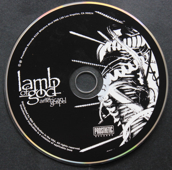 Lamb Of God : New American Gospel (CD, Album, Enh, RE, RM, RP)