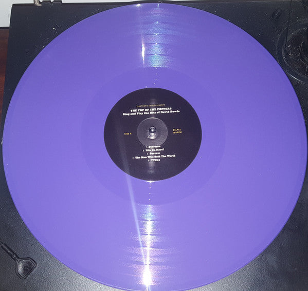 The Top Of The Poppers : Sing And Play The Hits Of David Bowie (LP, Album, Comp, Pur)