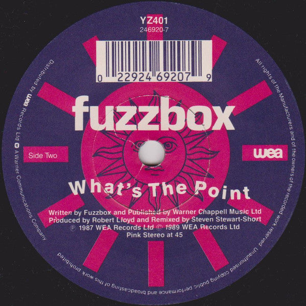 Fuzzbox* : Pink Sunshine (7", Single)