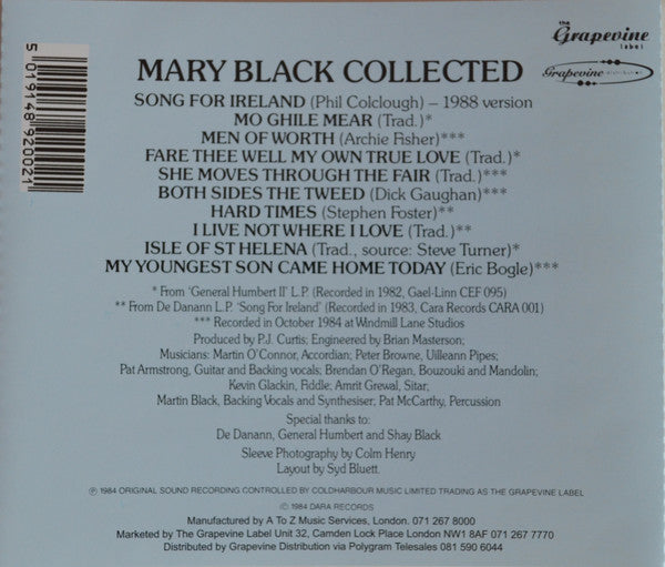 Mary Black : Collected (CD, Comp, RE)