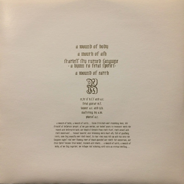 Common Eider, King Eider : A Wound Of Earth (LP, Album)