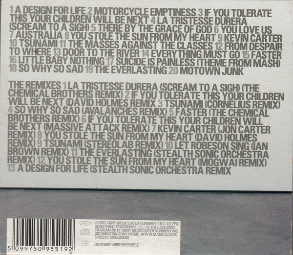 Manic Street Preachers : Forever Delayed - The Greatest Hits (2xCD, Comp, S/Edition)