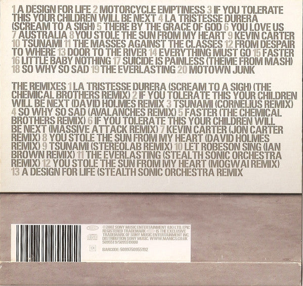 Manic Street Preachers : Forever Delayed - The Greatest Hits (2xCD, Comp, S/Edition)