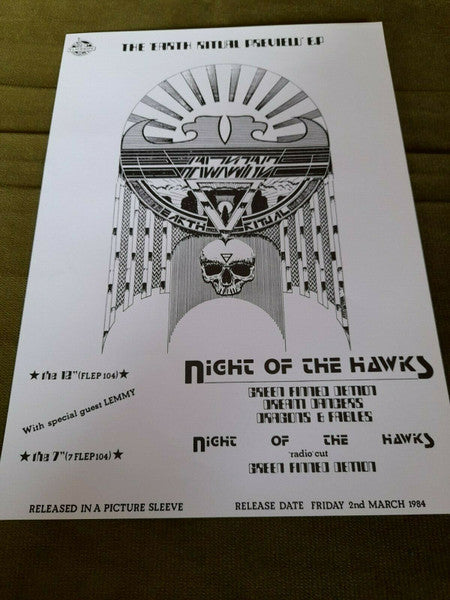 Hawkwind : Night Of The Hawks (7")