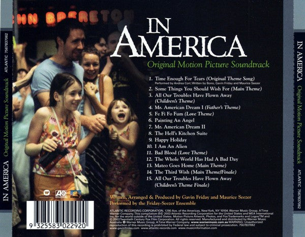 Gavin Friday & Maurice Seezer : In America. Original Motion Picture Soundtrack (CD, Album)