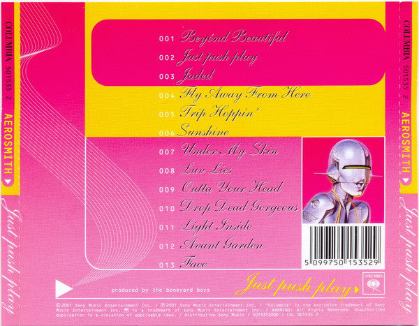 Aerosmith : Just Push Play (CD, Album, Enh)