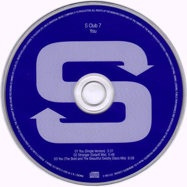 S Club 7 : You (CD, Single, CD2)