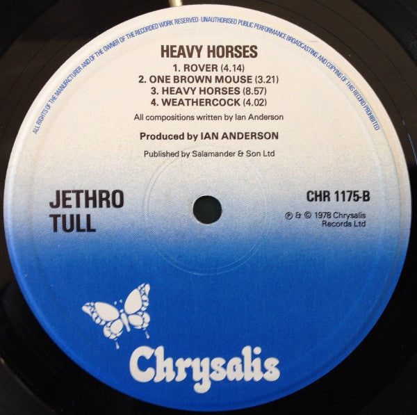 Jethro Tull - Heavy Horses (LP) (Very Good Plus (VG)) - DaddyPop
