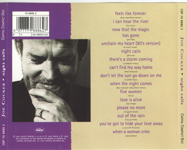 Joe Cocker : Night Calls (CD, Album)