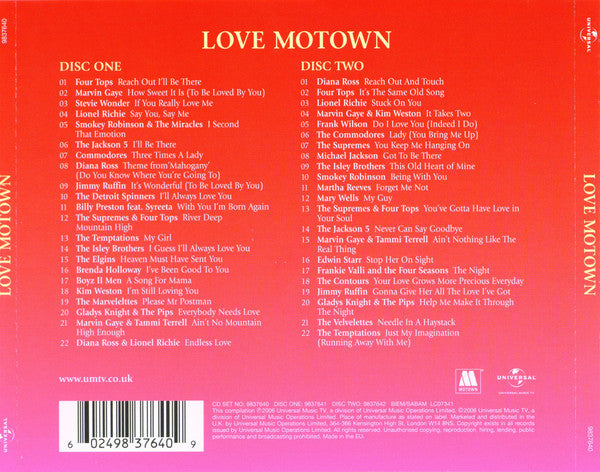 Various - Love Motown (2xCD) (Very Good Plus (VG)) - DaddyPop