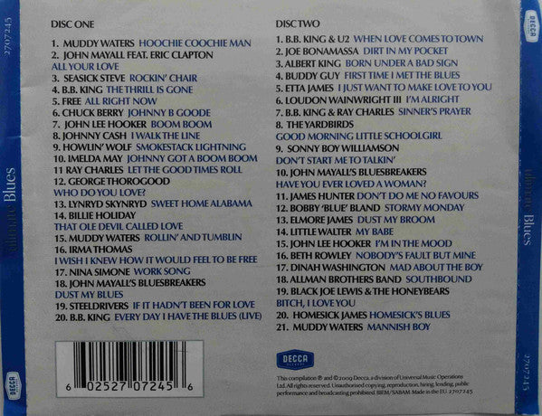 Various : Ultimate Blues (2xCD, Comp)