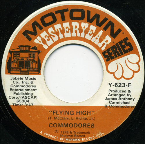 Commodores : Sail On / Flying High (7", Single, Mono)