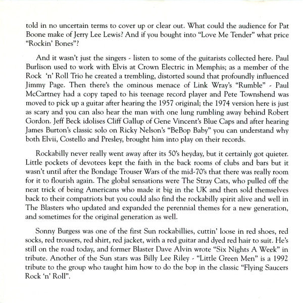 Various : And The Train Kept A Rollin' - 19 Rockabilly Classics (CD, Comp)