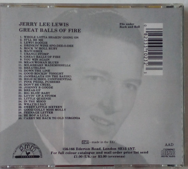 Jerry Lee Lewis : Great Balls Of Fire! (CD, Comp)