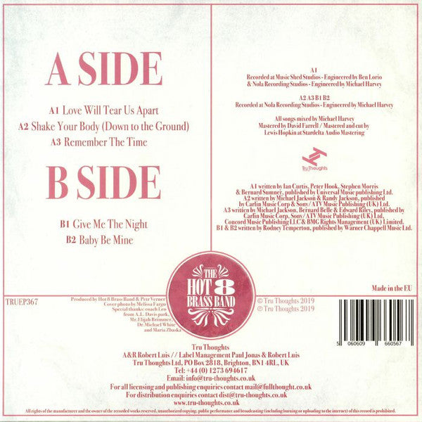 Hot 8 Brass Band : Take Cover (12", EP, Red)