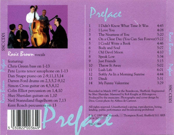 Rosie Brown (4) : Preface (CD, Album)