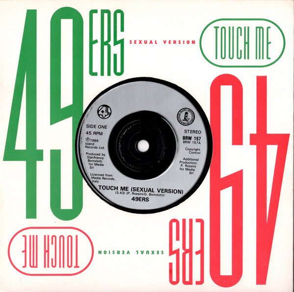 49ers - Touch Me (Sexual Version) (7) (Very Good Plus (VG)) - DaddyPop