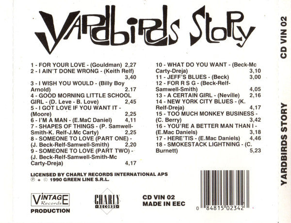 The Yardbirds : Story (CD, Comp)