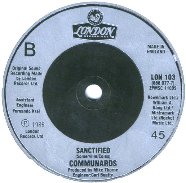 The Communards With Sarah Jane Morris : Don't Leave Me This Way (7", Single, Sil)