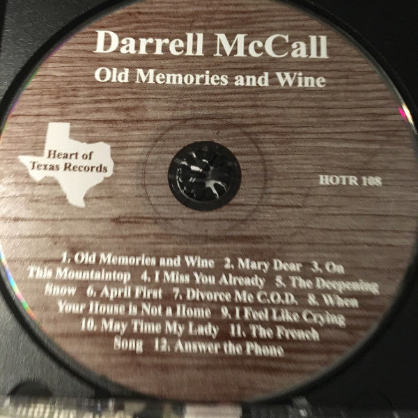 Darrell McCall : Old Memories And Wine (CD, Album)