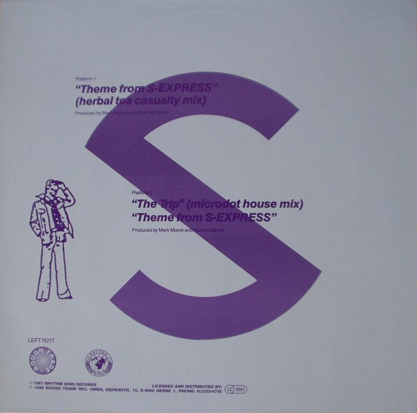 S'Express : Theme From S-Express (Herbal Tea Casualty Mix) (12")
