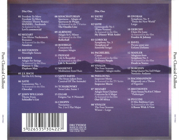 Various : Pure Classical Chillout (2xCD)