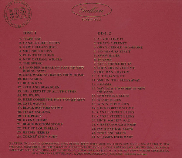 Various : A Portrait Of New Orleans Jazz (2xCD, Comp, RE, Tec)